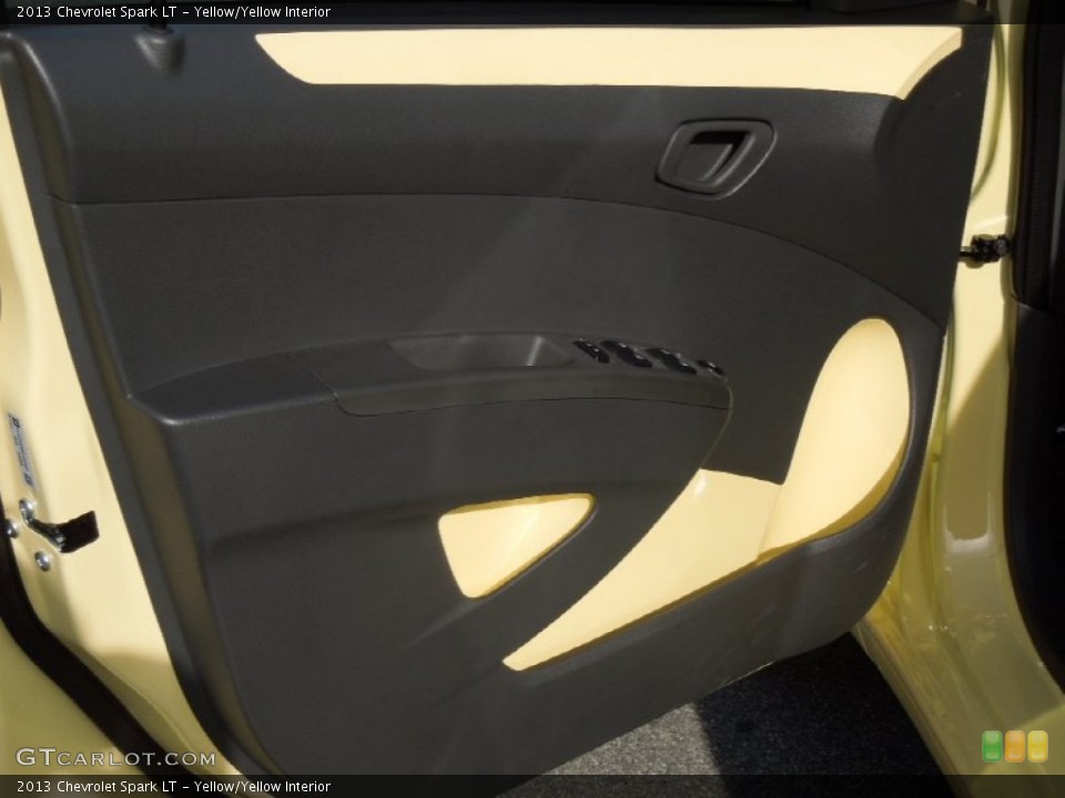 Yellow/Yellow Interior Door Panel for the 2013 Chevrolet Spark LT #77269175