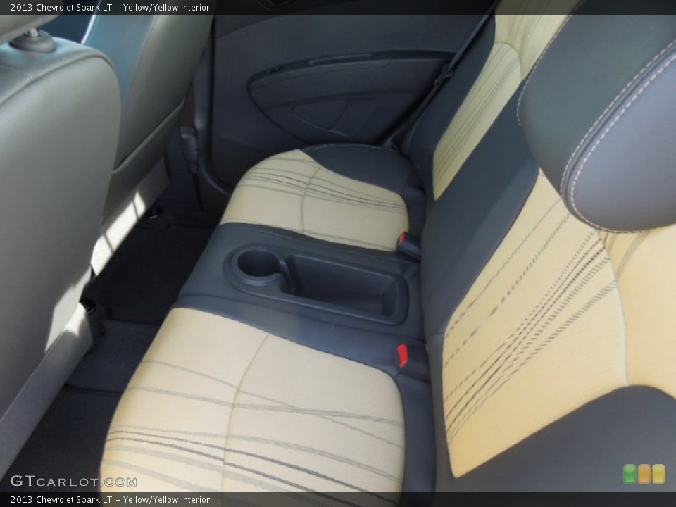 Yellow/Yellow Interior Rear Seat for the 2013 Chevrolet Spark LT #77269199