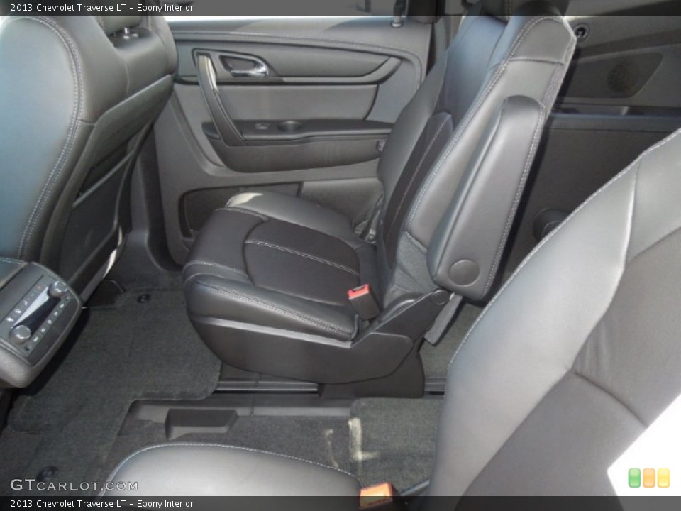 Ebony Interior Rear Seat for the 2013 Chevrolet Traverse LT #77269346