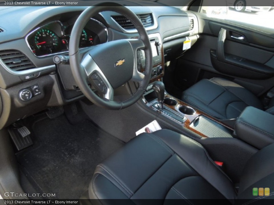 Ebony Interior Photo for the 2013 Chevrolet Traverse LT #77269367