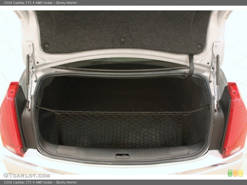 Ebony Interior Trunk for the 2009 Cadillac CTS 4 AWD Sedan #77269583