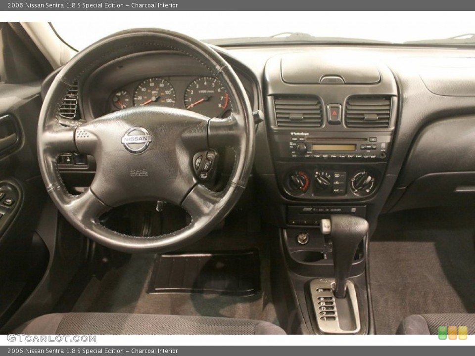 Charcoal Interior Dashboard for the 2006 Nissan Sentra 1.8 S Special Edition #77269649
