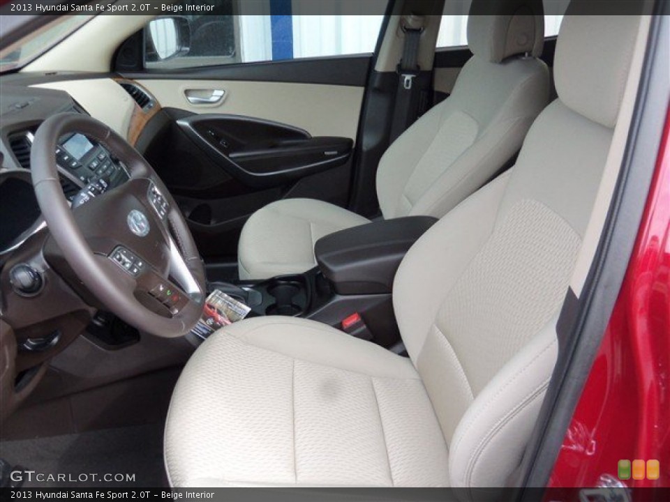 Beige Interior Front Seat for the 2013 Hyundai Santa Fe Sport 2.0T #77271540