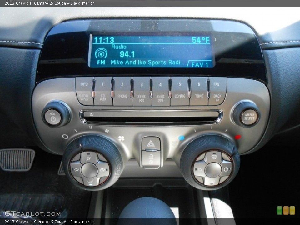 Black Interior Audio System for the 2013 Chevrolet Camaro LS Coupe #77271784