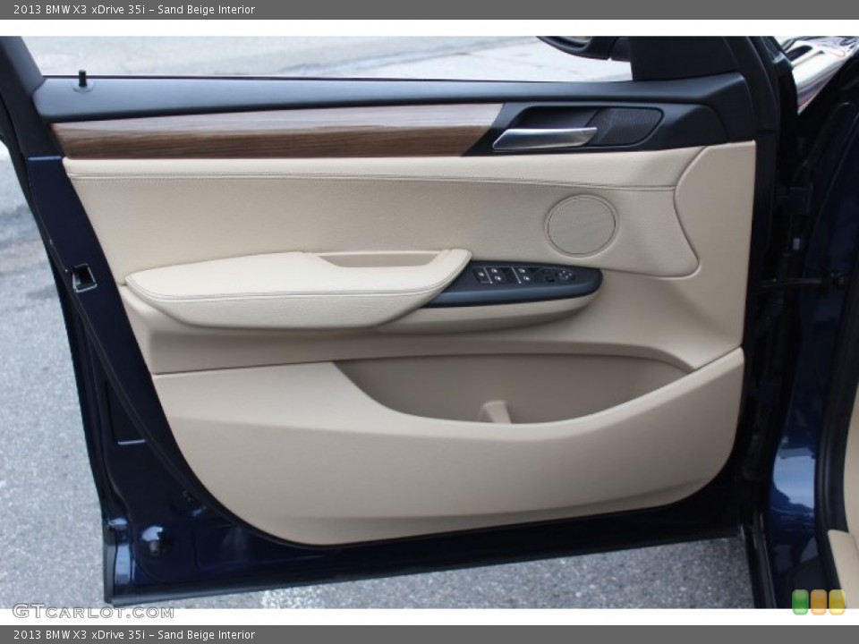Sand Beige Interior Door Panel for the 2013 BMW X3 xDrive 35i #77271950