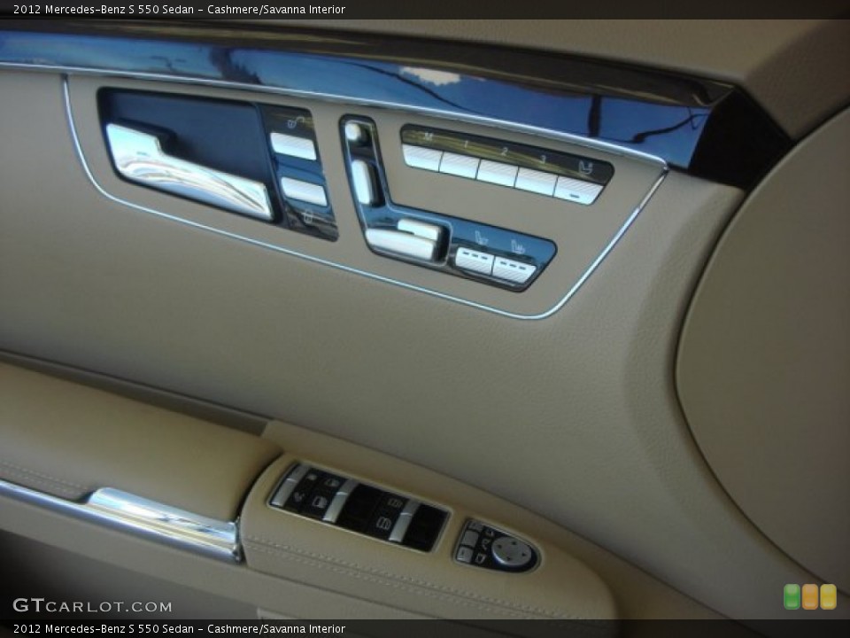 Cashmere/Savanna Interior Controls for the 2012 Mercedes-Benz S 550 Sedan #77272129