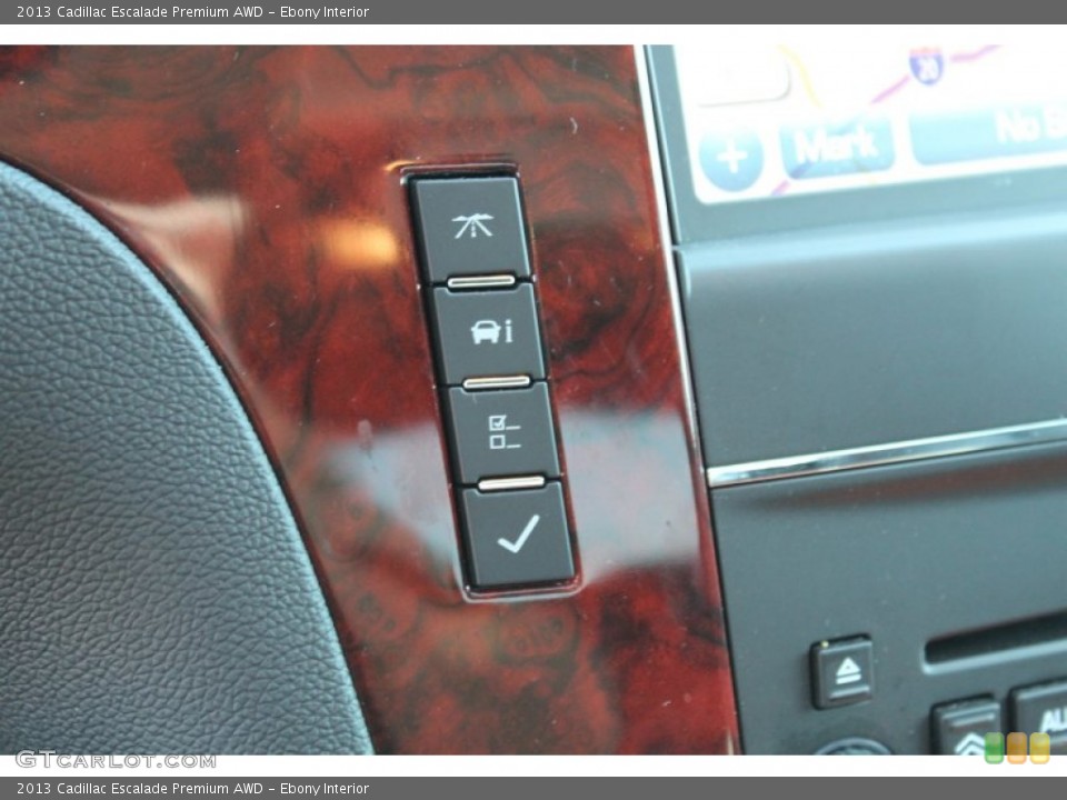 Ebony Interior Controls for the 2013 Cadillac Escalade Premium AWD #77272445