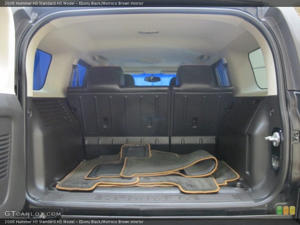 Ebony Black/Morroco Brown Interior Trunk for the 2006 Hummer H3  #77273899