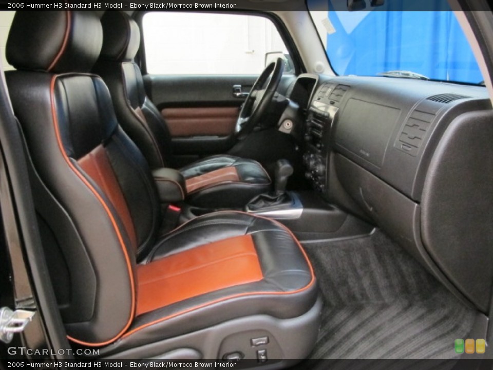 Ebony Black/Morroco Brown Interior Photo for the 2006 Hummer H3  #77274185