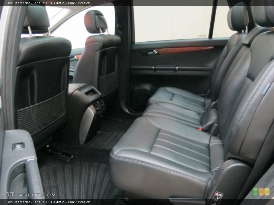 Black Interior Rear Seat for the 2009 Mercedes-Benz R 350 4Matic #77275668