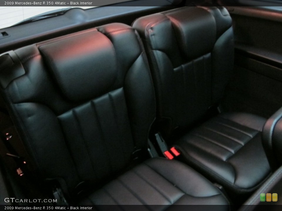 Black Interior Rear Seat for the 2009 Mercedes-Benz R 350 4Matic #77275714