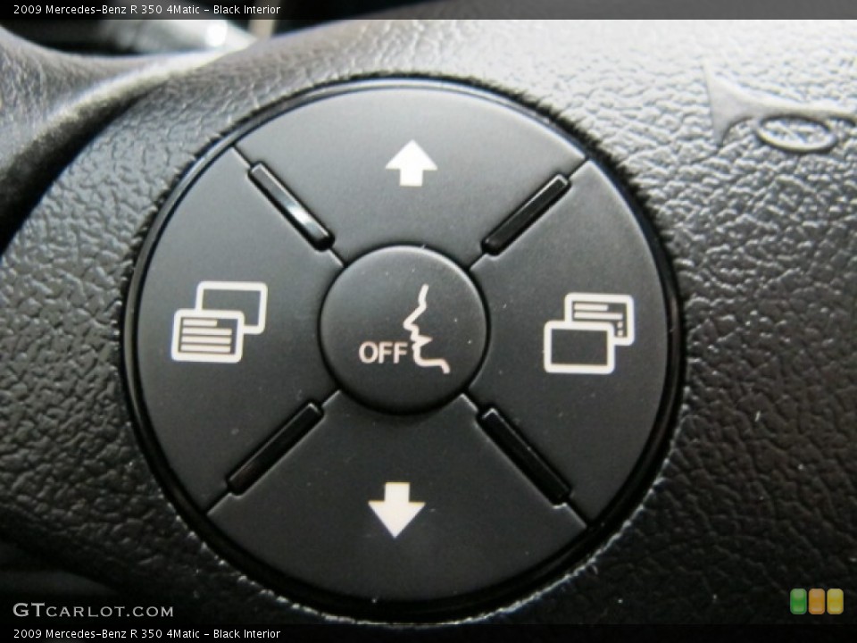 Black Interior Controls for the 2009 Mercedes-Benz R 350 4Matic #77276114