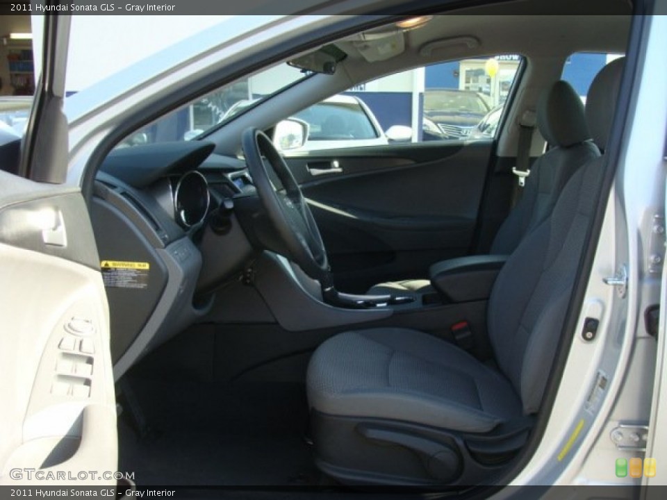 Gray Interior Front Seat for the 2011 Hyundai Sonata GLS #77276824