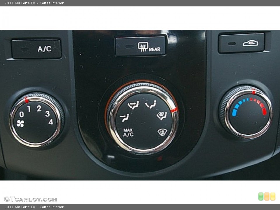 Coffee Interior Controls for the 2011 Kia Forte EX #77277173