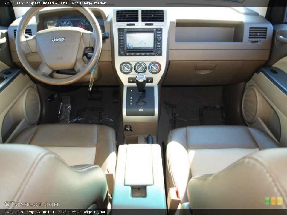 Pastel Pebble Beige Interior Dashboard for the 2007 Jeep Compass Limited #77277428