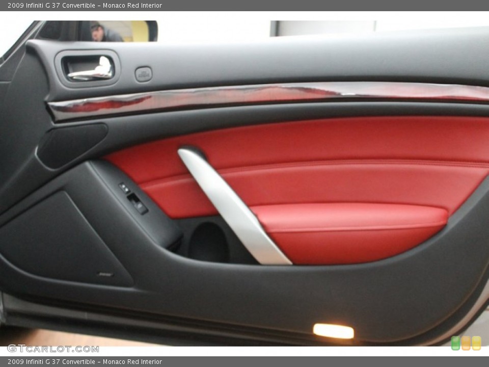 Monaco Red Interior Door Panel for the 2009 Infiniti G 37 Convertible #77277966