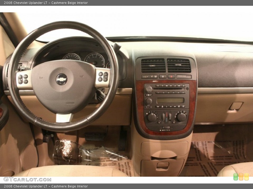 Cashmere Beige Interior Dashboard for the 2008 Chevrolet Uplander LT #77280119