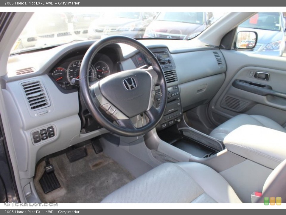 Gray Interior Prime Interior for the 2005 Honda Pilot EX-L 4WD #77280790