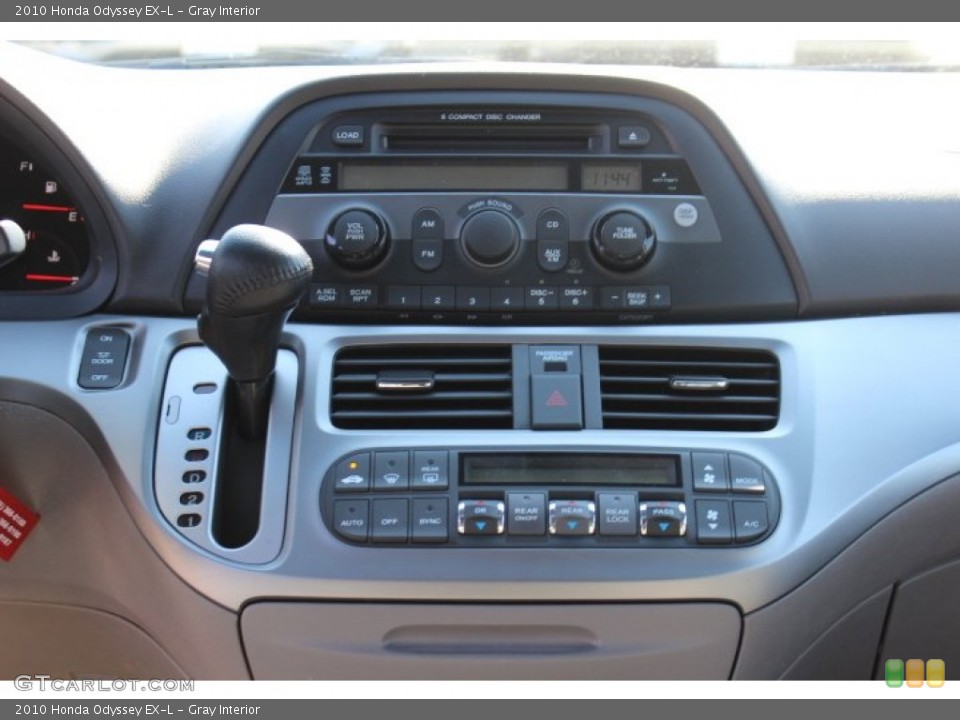 Gray Interior Controls for the 2010 Honda Odyssey EX-L #77281430
