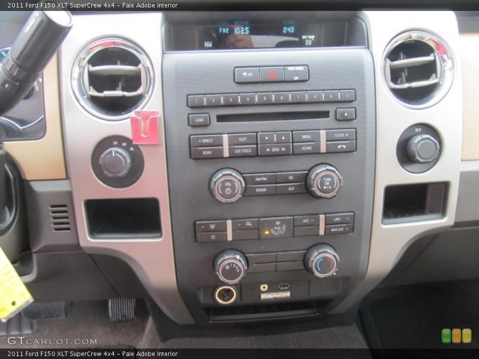 Pale Adobe Interior Controls for the 2011 Ford F150 XLT SuperCrew 4x4 #77281433