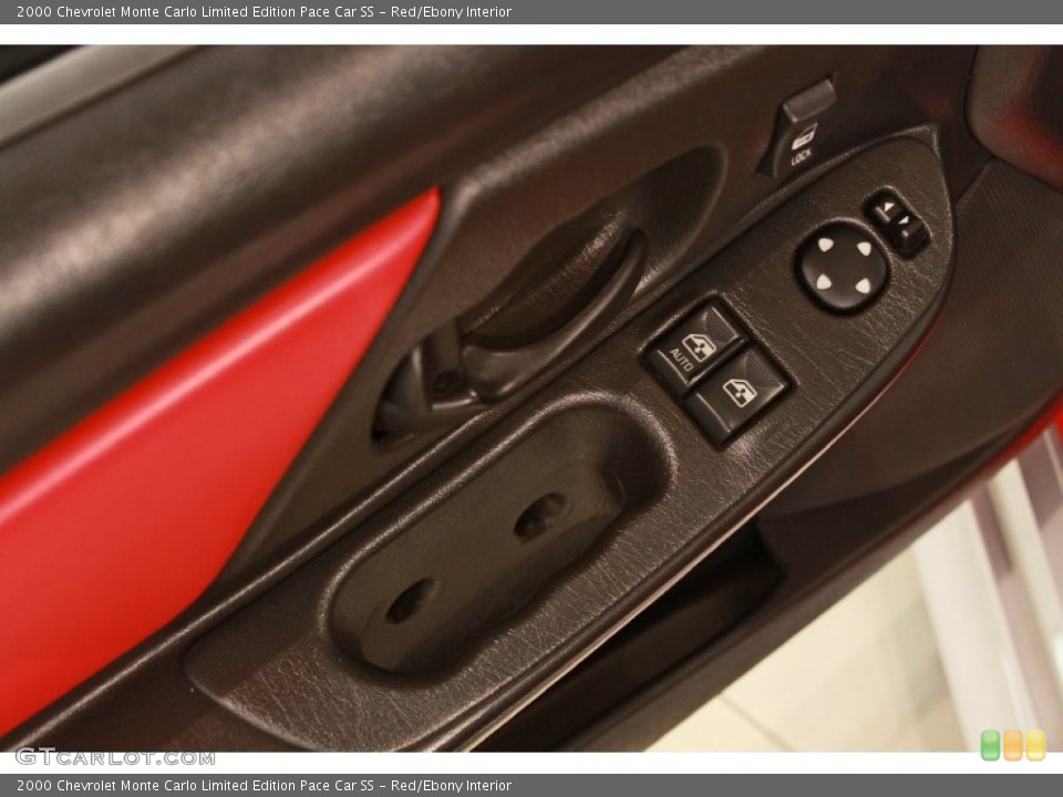 Red/Ebony Interior Controls for the 2000 Chevrolet Monte Carlo Limited Edition Pace Car SS #77281916