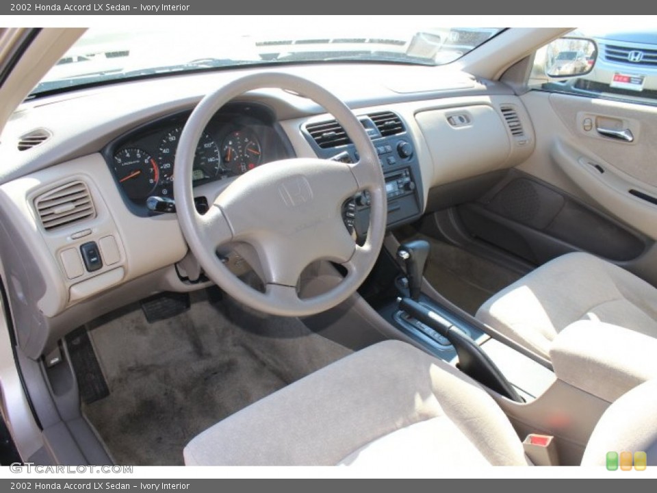 Ivory 2002 Honda Accord Interiors