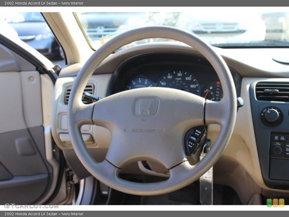 Ivory Interior Steering Wheel for the 2002 Honda Accord LX Sedan #77282564