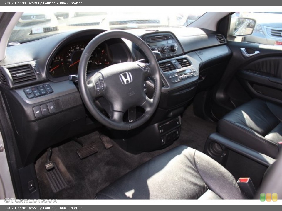 Black 2007 Honda Odyssey Interiors