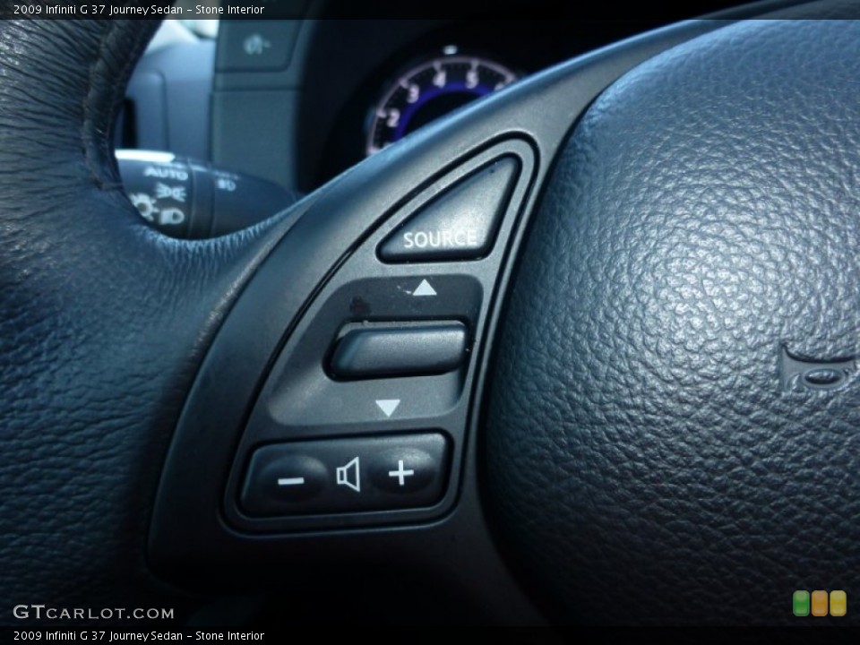 Stone Interior Controls for the 2009 Infiniti G 37 Journey Sedan #77283980