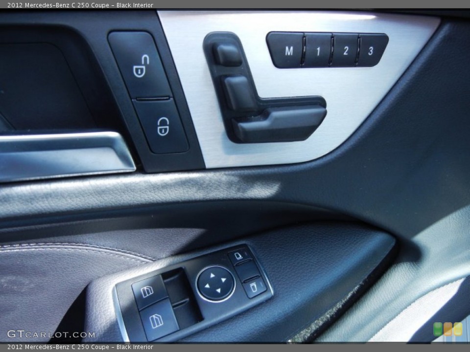 Black Interior Controls for the 2012 Mercedes-Benz C 250 Coupe #77284284