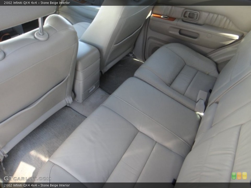 Stone Beige Interior Rear Seat for the 2002 Infiniti QX4 4x4 #77284732