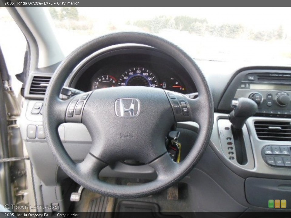 Gray Interior Steering Wheel for the 2005 Honda Odyssey EX-L #77285282