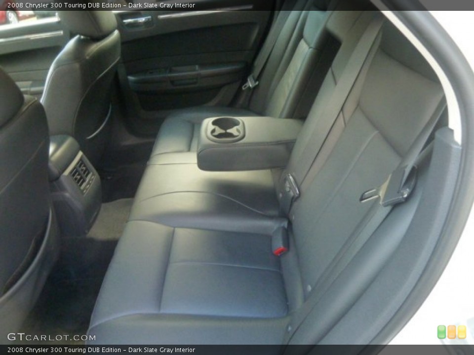 Dark Slate Gray Interior Rear Seat for the 2008 Chrysler 300 Touring DUB Edition #77285324