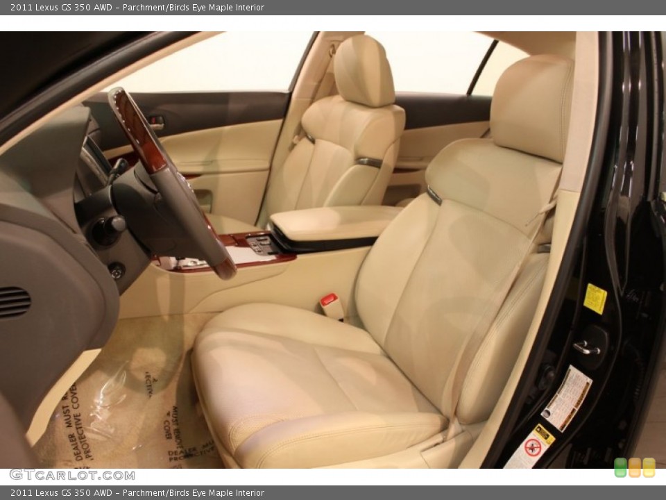 Parchment/Birds Eye Maple Interior Front Seat for the 2011 Lexus GS 350 AWD #77285467