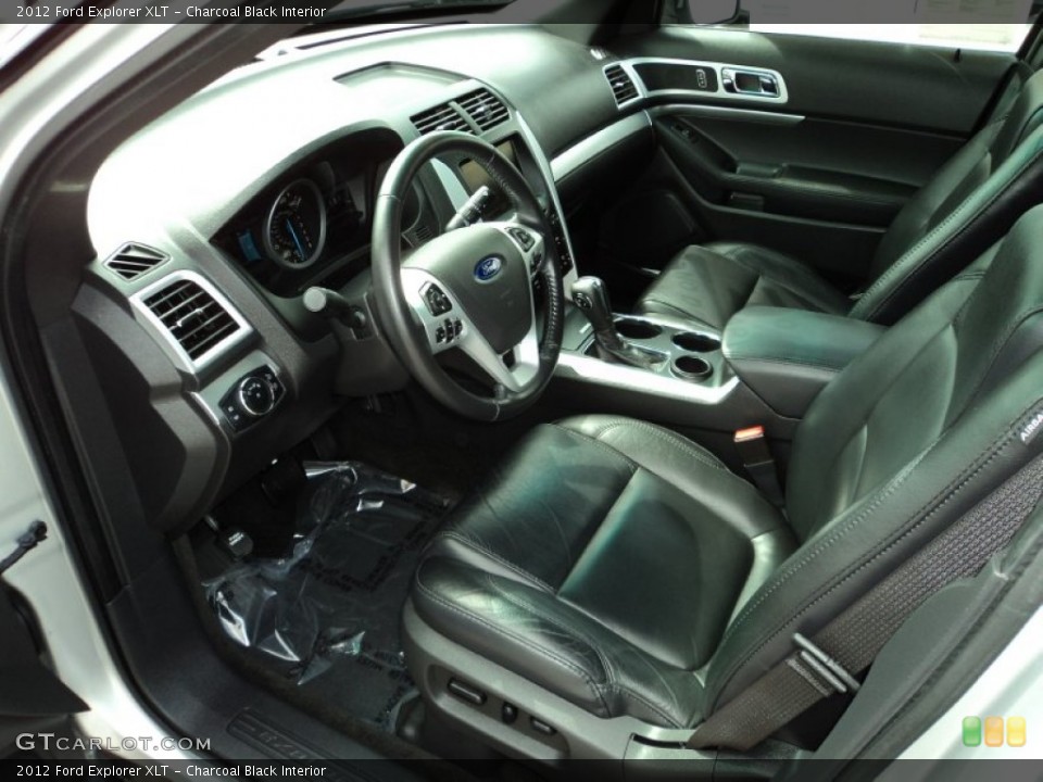 Charcoal Black Interior Prime Interior for the 2012 Ford Explorer XLT #77285508