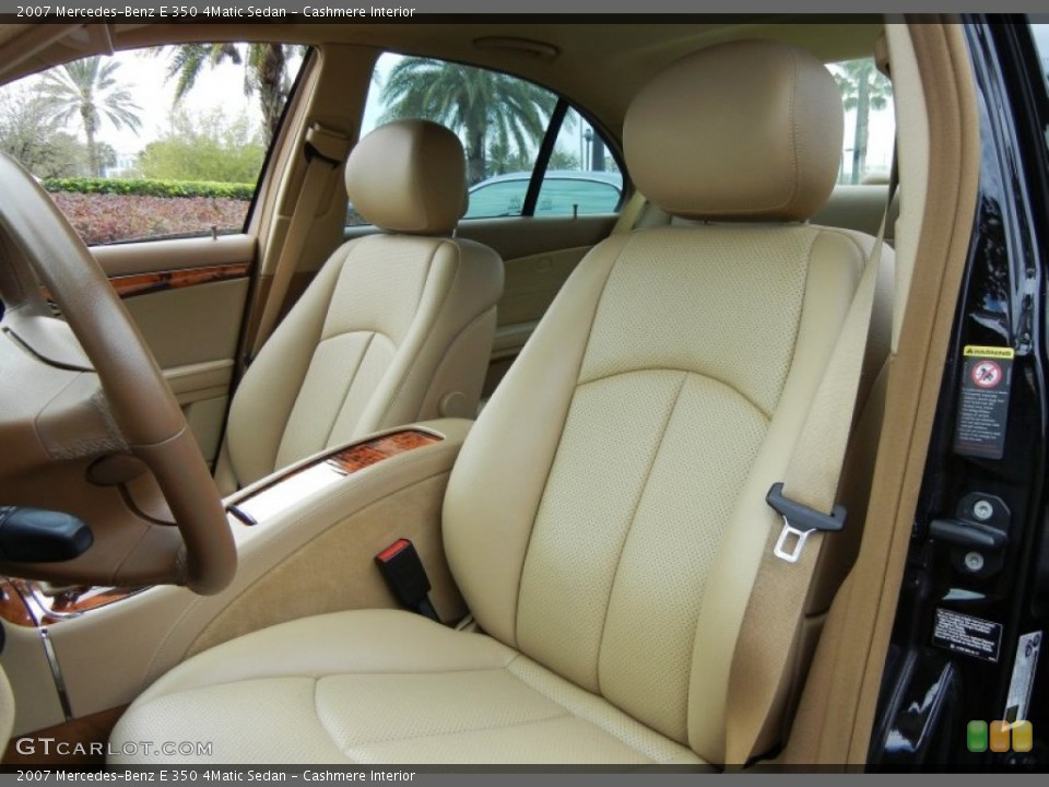 Cashmere Interior Front Seat for the 2007 Mercedes-Benz E 350 4Matic Sedan #77285571