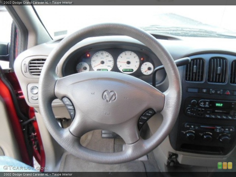Taupe Interior Steering Wheel for the 2002 Dodge Grand Caravan eL #77285719