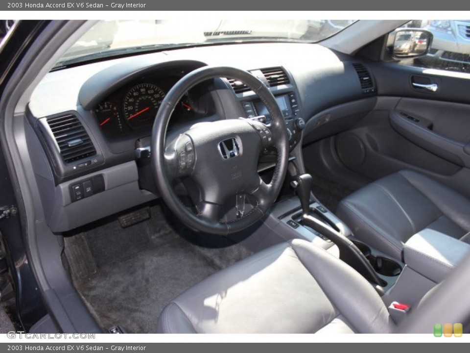 Gray Interior Prime Interior for the 2003 Honda Accord EX V6 Sedan #77285820