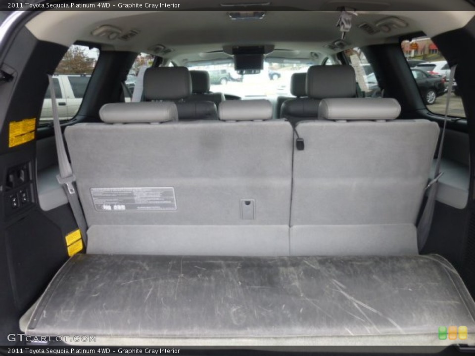 Graphite Gray Interior Trunk for the 2011 Toyota Sequoia Platinum 4WD #77285991