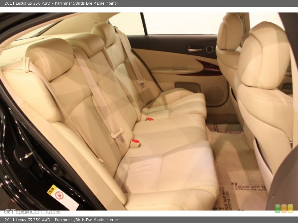 Parchment/Birds Eye Maple Interior Rear Seat for the 2011 Lexus GS 350 AWD #77286141