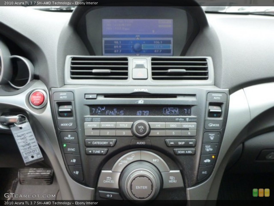 Ebony Interior Controls for the 2010 Acura TL 3.7 SH-AWD Technology #77286777