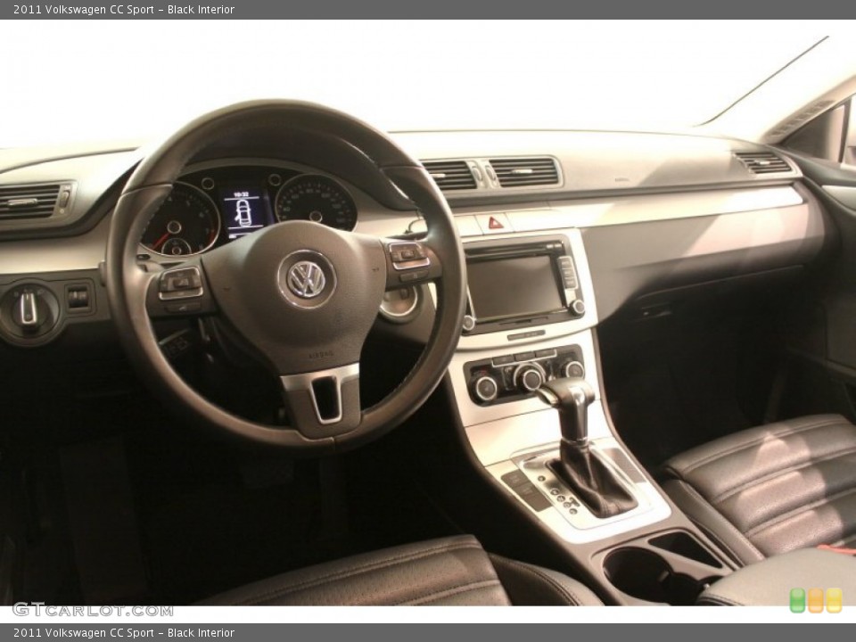 Black Interior Dashboard for the 2011 Volkswagen CC Sport #77286975