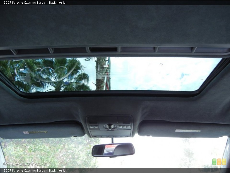 Black Interior Sunroof for the 2005 Porsche Cayenne Turbo #77287220