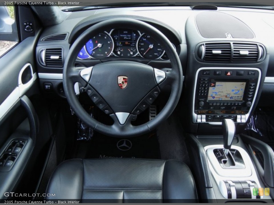 Black Interior Dashboard for the 2005 Porsche Cayenne Turbo #77287268