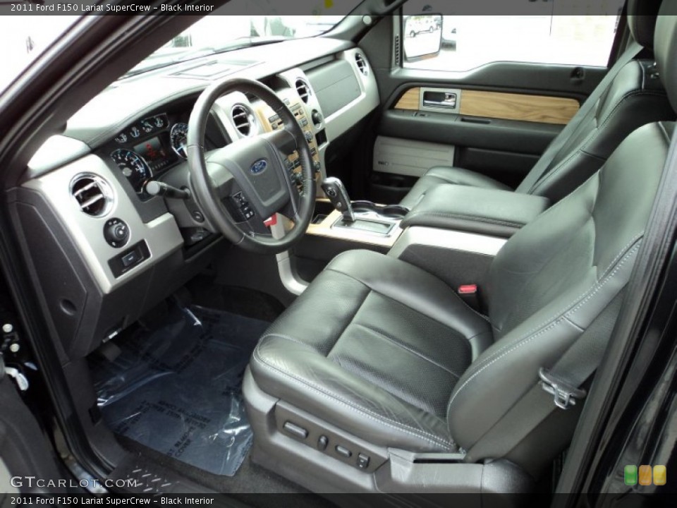 Black Interior Photo for the 2011 Ford F150 Lariat SuperCrew #77287416