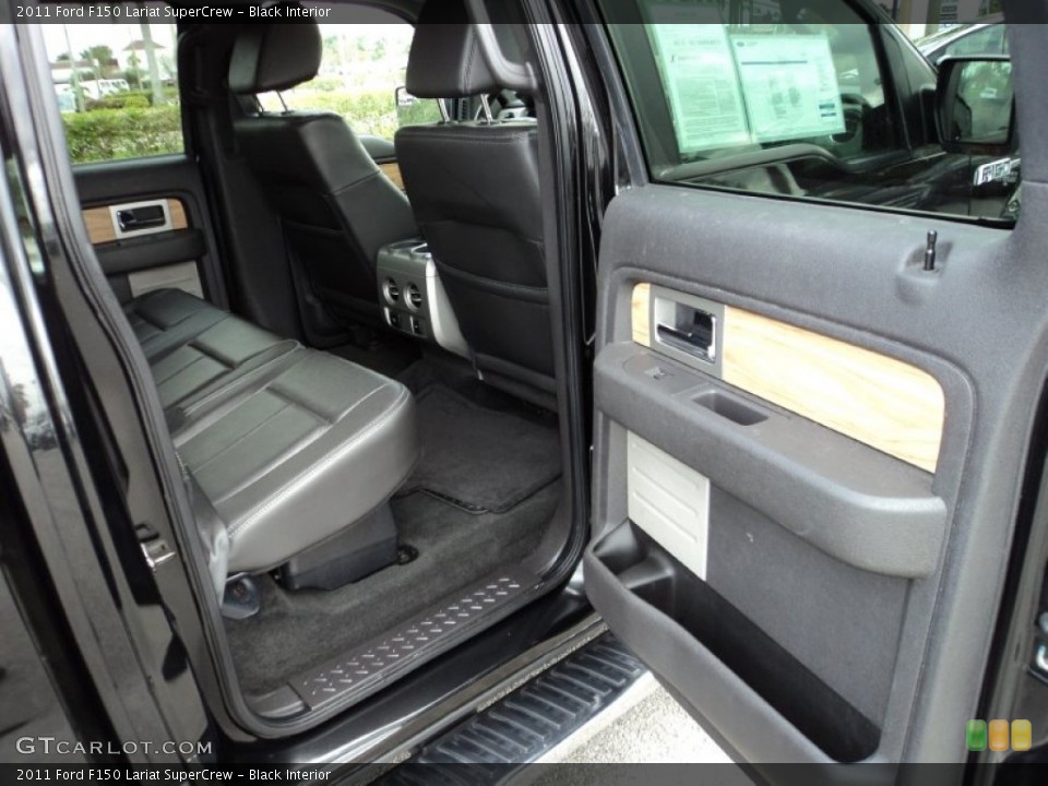 Black Interior Rear Seat for the 2011 Ford F150 Lariat SuperCrew #77287513