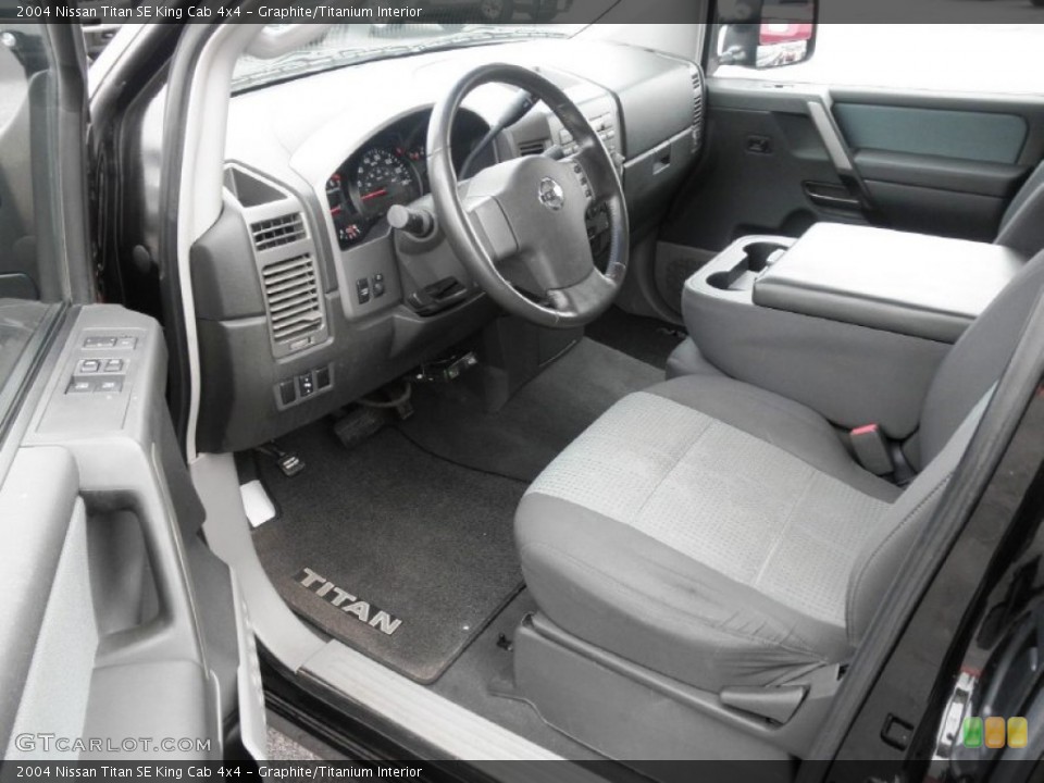 Graphite/Titanium Interior Prime Interior for the 2004 Nissan Titan SE King Cab 4x4 #77287713