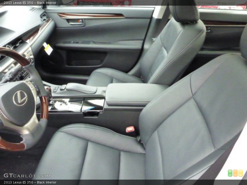 Black Interior Front Seat for the 2013 Lexus ES 350 #77287851