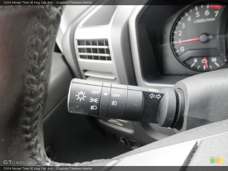 Graphite/Titanium Interior Controls for the 2004 Nissan Titan SE King Cab 4x4 #77287878