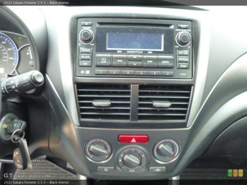 Black Interior Controls for the 2013 Subaru Forester 2.5 X #77288224